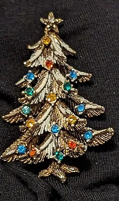 Vintage ART RARE. Christmas Tree Brooch • $25