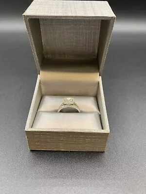 $1500 • Buy Zales 10K White Gold Round Double Halo Bridal Set