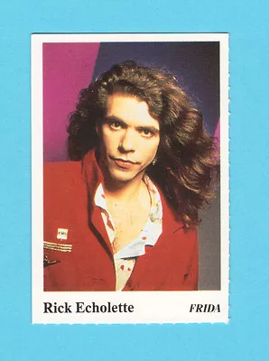 Rick Echolette Vintage 1980s Pop Music Swedish Frida Collector Card • $9.95