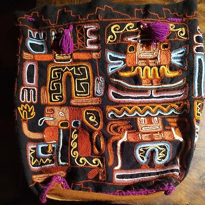 Vintage Handmade Tribal Style Bag/Backpack/ Purse • $24