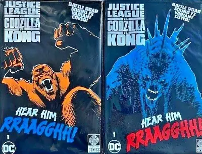 SET: Justice League Vs Godzilla Vs Kong #1 Duce Roar Sound Fx Variants SEALED DC • $33.95