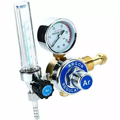 Argon CO2 Regulator MIG TIG Flowmeter Gas Welder 0 - 25 MPA CGA580 Inlet • $27.98