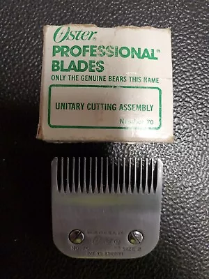 Vintage Oster Replacement Clipper Blade Sz. W No. 70 Cat. No. 918-12 • $8