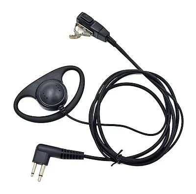 Security D Earphone Earpiece Headset Mic For Motorola Radio 2 Pin Walkie Talkie • $4.29