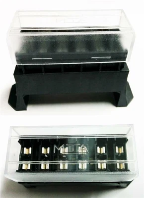 £8.50 • Buy 6 Way Fuse Box For Motorbike Motorcycle Scooter Mpv Kit Car
