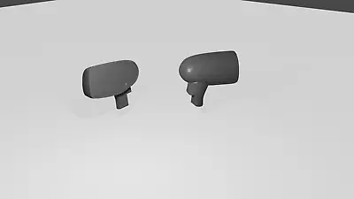 1/18 Set Of 2 Ford Transit Mk7 Mirrors For Diorama Or Diecast UNPAINTED • £5