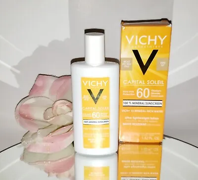 Vichy Capital Soleil Ultra Lightweight Lotion Mineral Sunscreen SPF 60 1.52oz • $26.99