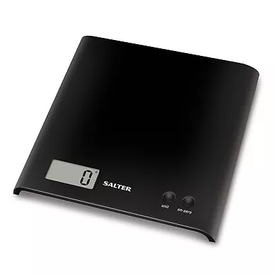 Salter Arc Platform 3kg Black Digital Display Kitchen Food Weight Weighing Scale • £14.95