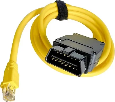 ENET Ethernet Cable For BMW OBD ICOM E-SYS ISTA Bimmercode F- Series OBD2 Cable • $10.50