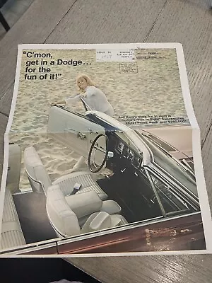 Vintage 1967 Dodge Print Ad Advertising • $14.95