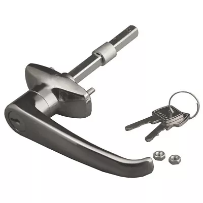 GARADOR CAR BOOT Type Lever Handle CHROME LOCK Westland Engineers GARAGE DOOR • £16.50