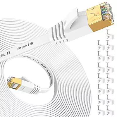 Cat 7 Ethernet Cable 30 Ft High Speed Internet Network Cable With Gold Plated • $12.98