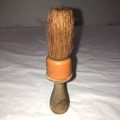 Vintage Rubberset 55-2 Sterilized Shaving Brush Orange Wood • $12.50