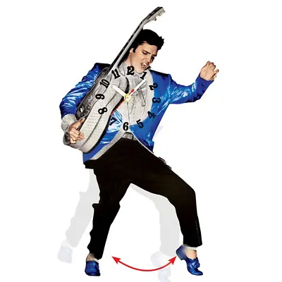 Vintage Elvis Presley Swinging Legs Pendulum Wall Clock Nostalgic Home Art Decor • $31.98