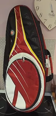 Roland Garros Babolat 6 Racket Tennis Bag* Signed By Pat Cash * • £34.99