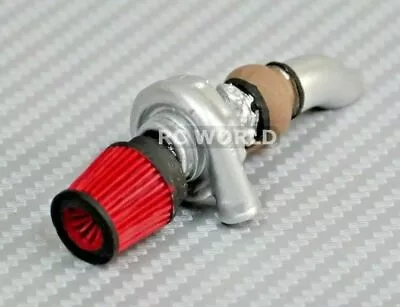 RC 3D Full TURBO V1 CHARGER INTAKE Scale RC Body Accessories RED • $14.99