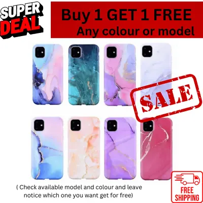 IPhone Case Marble 11 Pro Max X/XS MAX XR 7/8 Plus 2 SE Shockproof Silicone Case • $11.99