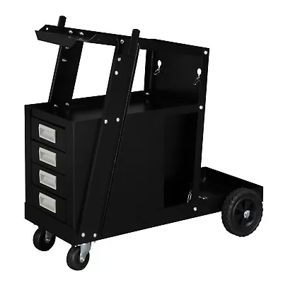 Welding Cart W/ Tank Storage 4 Drawers For Welder Plasma Cutter 28 L X15 W X28 H • $109.97