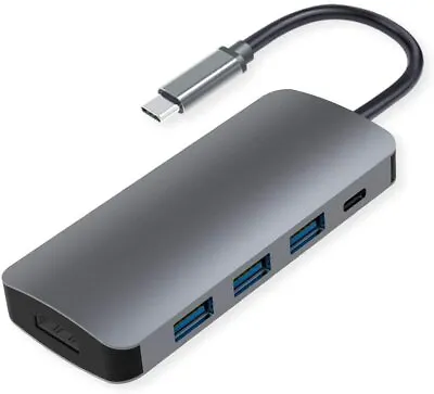 $35.99 • Buy USB C Hub, Mac Book Pro Adapter USB C Dongle, 5 In 1 USB C To HDMI Multiport