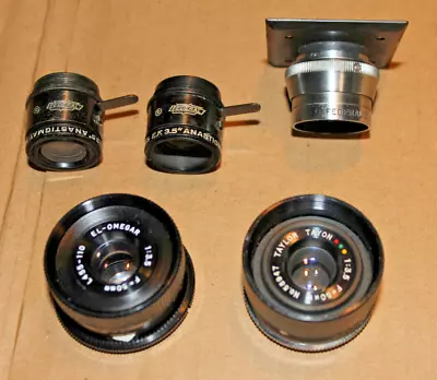 Lot Of 3 Federal Comparator Or Inspection Lenses + 2 Others • $25