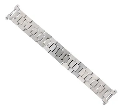 18mm Watch Band For 35mm Cartier De Pasha Watch Solid Stainless Steel Brushed • $59.95