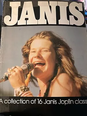 Janis Joplin Music Book A Collection Of 16 Classic Songs Songbook • $14