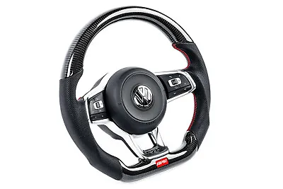 APR MS100201 Carbon Fiber Steering Wheel Fits VW Volkswagen MK7 GTI GLI   • $810.95