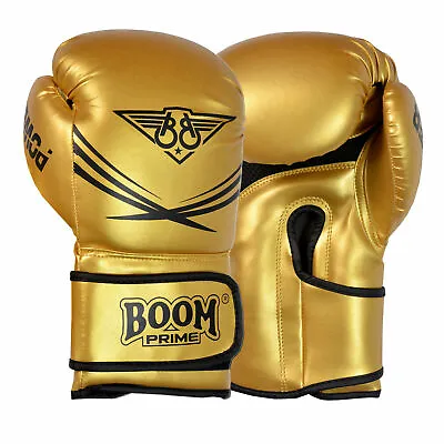 £14.99 • Buy Boxing Gloves Sparring Punch Bag Gym Training Fight MMA Muay Thai Gold