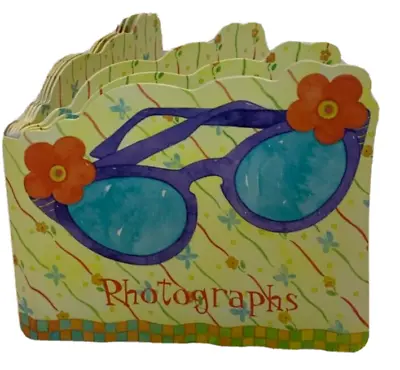 Photo Album Hardback Frame Pages Vacation Sunglasses Tropical • $12