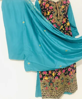 £25 • Buy Khaadi Pakistani Stiched Khadar Suit Winter Collection Shalwar Kameez Wool Shawl