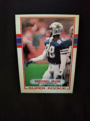 1989 Topps Super Rookie Michael Irvin - Dallas Cowboys #383 • $3.99