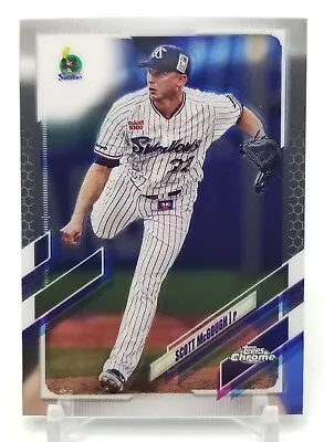 2021 Topps Chrome NPB SCOTT MCGOUGH Base Tokyo Yakult Swallows #17 Nippon Pro • $2.88