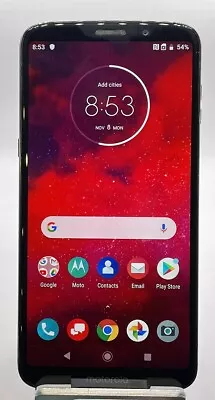 Motorola Moto Z3 XT1929-17 64GB Black Verizon Unlocked Android Smartphone 5255 • $51.01