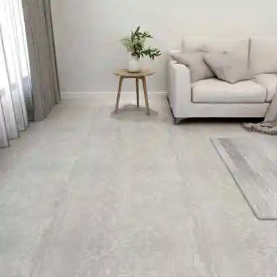 £122.50 • Buy VidaXL Self-adhesive Flooring Planks 55 Pcs PVC 5.11 M² Light Grey GF0