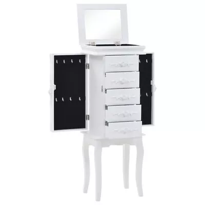 Free Standing Jewelery Cabinet White • $229.72