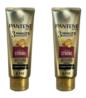 2-Pantene Pro-V Haircare - 3 Minute Miracle - Long & Strong Conditioner 6.1 Oz • $23.11