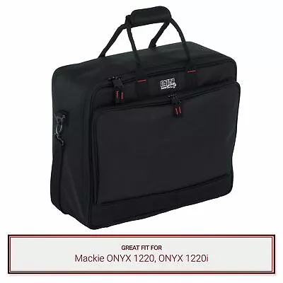 Gator Cases Padded Nylon Equipment Bag Fits Mackie ONYX 1220 ONYX 1220i Mixers • $89.99