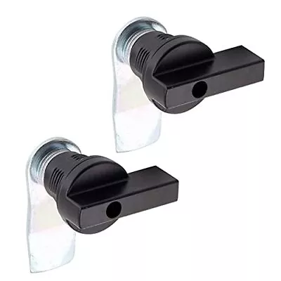 2 Pcs T Handle Thumb Cam Lock Swing Knob Turn Latch For Cabinet Drawer • $12.80