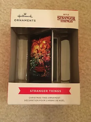 NEW IN BOX Hallmark Netflix Stranger Things Retro Video Cassette Case Ornament • $9.66