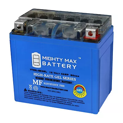 Mighty Max YTX5L-BS GEL Battery For E-Ton DXL90 Sierra Viper 70 ATV • $26.99