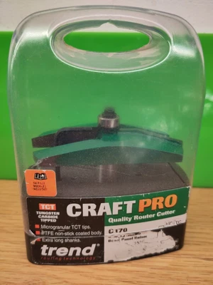 £15 • Buy Trend Craft Pro Bevel Panel Raiser Router Cutter