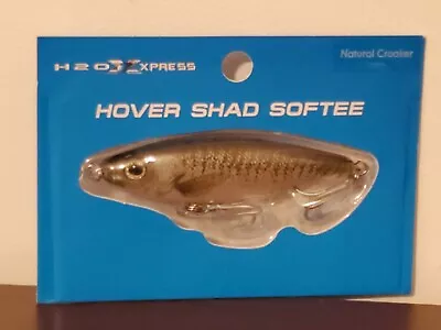 H2O Xpress Hover Shad Softee Ultra Shallow TPE Treble Lure - Natural Croaker • $6.99