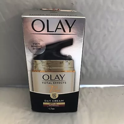 New No Seal Olay Total Effects 7 In One Day Cream Normal Spf 15 1.7fl Exp7/23 • $16