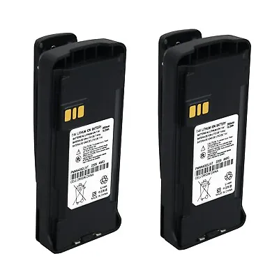 2 X PMNN4081AR PMNN4082 Battery Fits Motorola CP185 EP350 CP1600 Two-Way Radios • $45.88