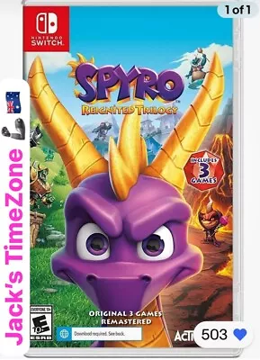 Spyro Reignited Trilogy 3 In 1 Nintendo Switch Trolls Magic Princess Little Pony • $49.80