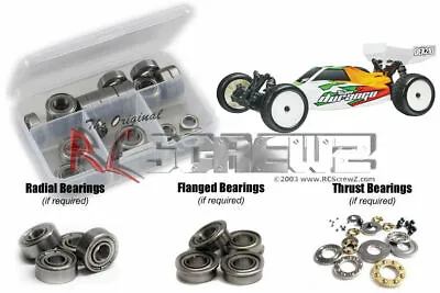 $52.57 • Buy RCScrewZ Team Durango DEX210F Metal Shielded Bearing Kit - Durg023b