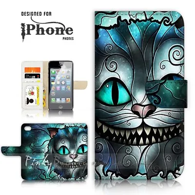 $12.99 • Buy ( For IPhone 7 Plus ) Wallet Case Cover P21023 Cheshire Cat