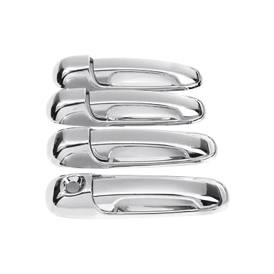 $21.99 • Buy Chrome 4 Door Handle Covers For Jeep Grand Cherokee Liberty Car Auto Accessories