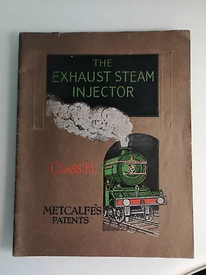 Exhaust Steam Injector Class H Metcalfs Brochure  • $28