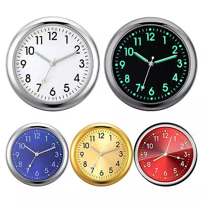 Car Dashboard Clock - Mini Tiny Analog Clock Watch For Vehicle Stick On Clock • $9.35